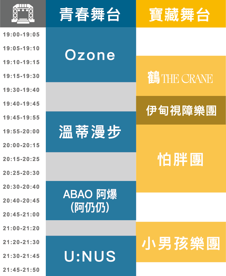 05/25 (六) 節目表